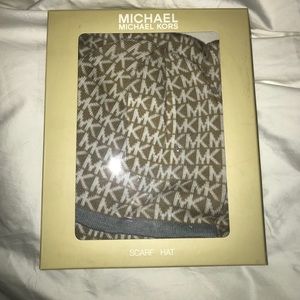 Michael Kors Hat and Scarf set